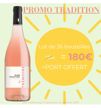 Pack de 36 rosés TRADITION 2024